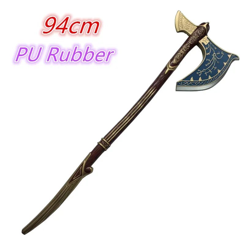 1:1 God of War 4 War Beast Axe Leviathan Gold Edition Cosplay Pirate Ghost Axe Prop sword Role Playing Cos Axe PU Boy toy sword - STAND OUT FLEXSARAH
