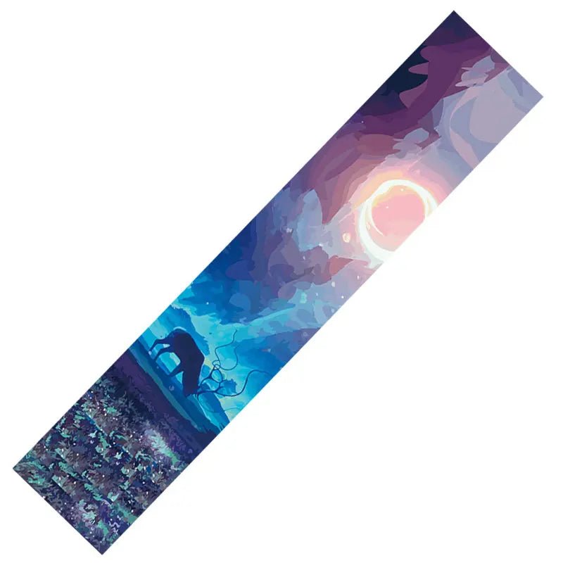122cm deskorolka Thick Skateboard Longboard Griptape Deck Sandpaper Grip Tape Sticker Long Board griptape skateboard - STAND OUT FLEXSARAH