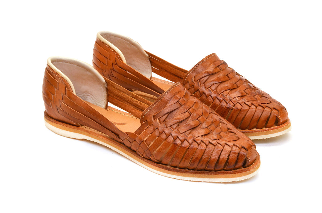 Cross Woven Huarache Walnut