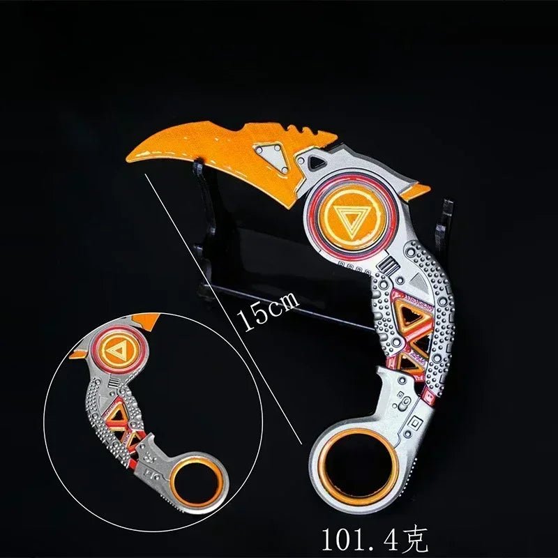 15cm/5.91in APEX Heirloom Raptor Claws Model Game Periphery Full Metal Blunt Karambit Knives Desktop Decoration Crafts Toys Gift - STAND OUT FLEXSARAH