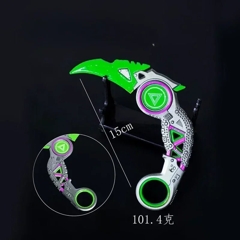 15cm/5.91in APEX Heirloom Raptor Claws Model Game Periphery Full Metal Blunt Karambit Knives Desktop Decoration Crafts Toys Gift - STAND OUT FLEXSARAH