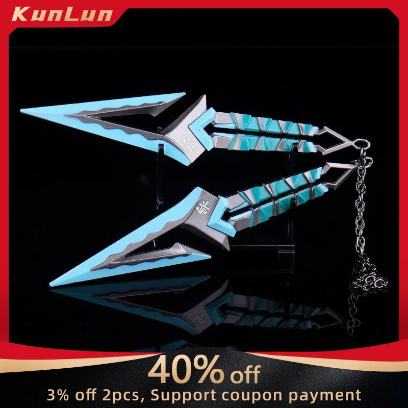 16cm Valorant Knife Kuronami No Yaiba Upgrade Alloy Model Game Melee Weapon Peripherals Militery Training Knives Toys Safety Boy - STAND OUT FLEXSARAH