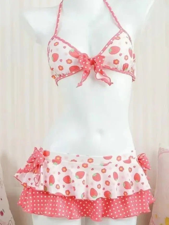 2026 Sexy Elegant Bow Two Piece Bikini Set High Waist Bottom Cute Style Soft Swimwear Beach Bathing Suit for Women Summer New - STAND OUT FLEXSARAH