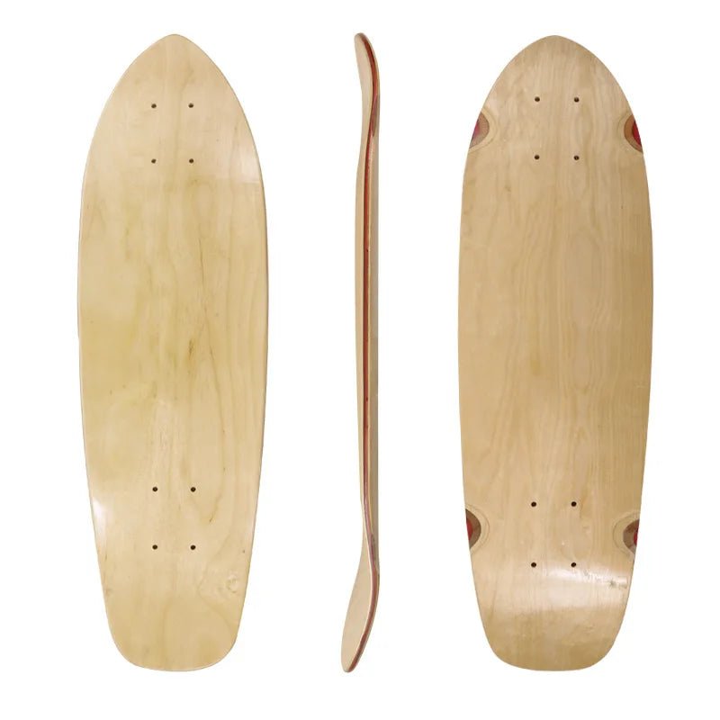 28/30/31/33/36 Inch Skate Board Smooth Maple DIY Skateboard Longboard Blank Land Surfboard Deck Short Board For Outdoor Sports - STAND OUT FLEXSARAH