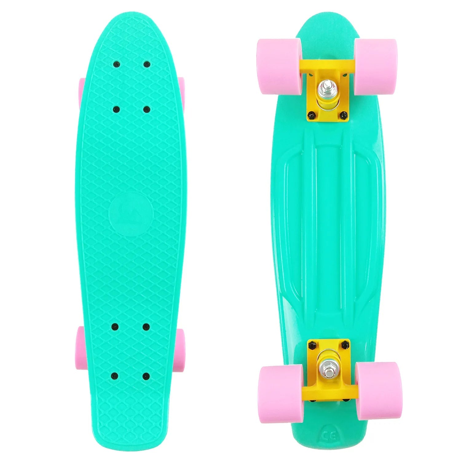 58cm Skate Board Kids Leaner Retro Cruiser 22inch Children Skateboard - STAND OUT FLEXSARAH