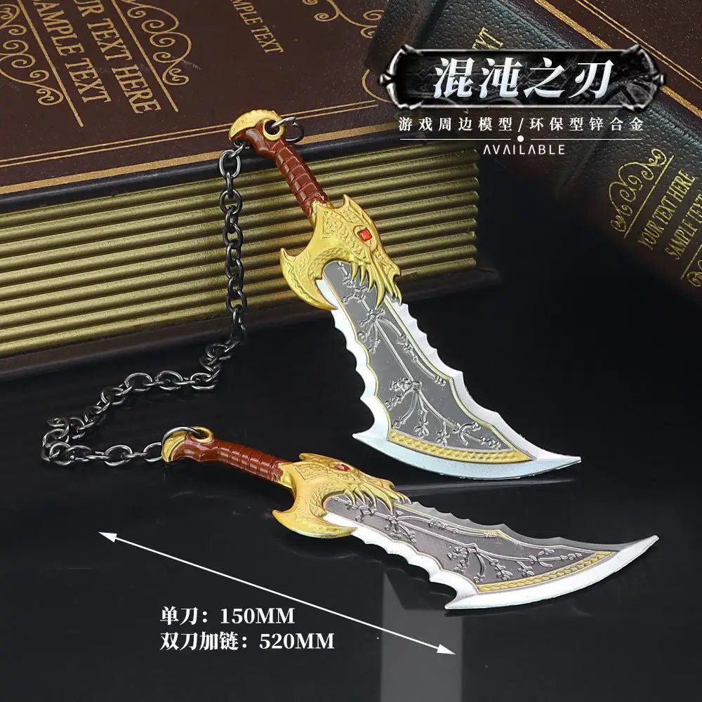 6PCS Kratos Blade of Chaos with Leviathan Gift Box Set God of War: Ragnarok Game Peripherals Double Blade Weapon Katana Models - STAND OUT FLEXSARAH