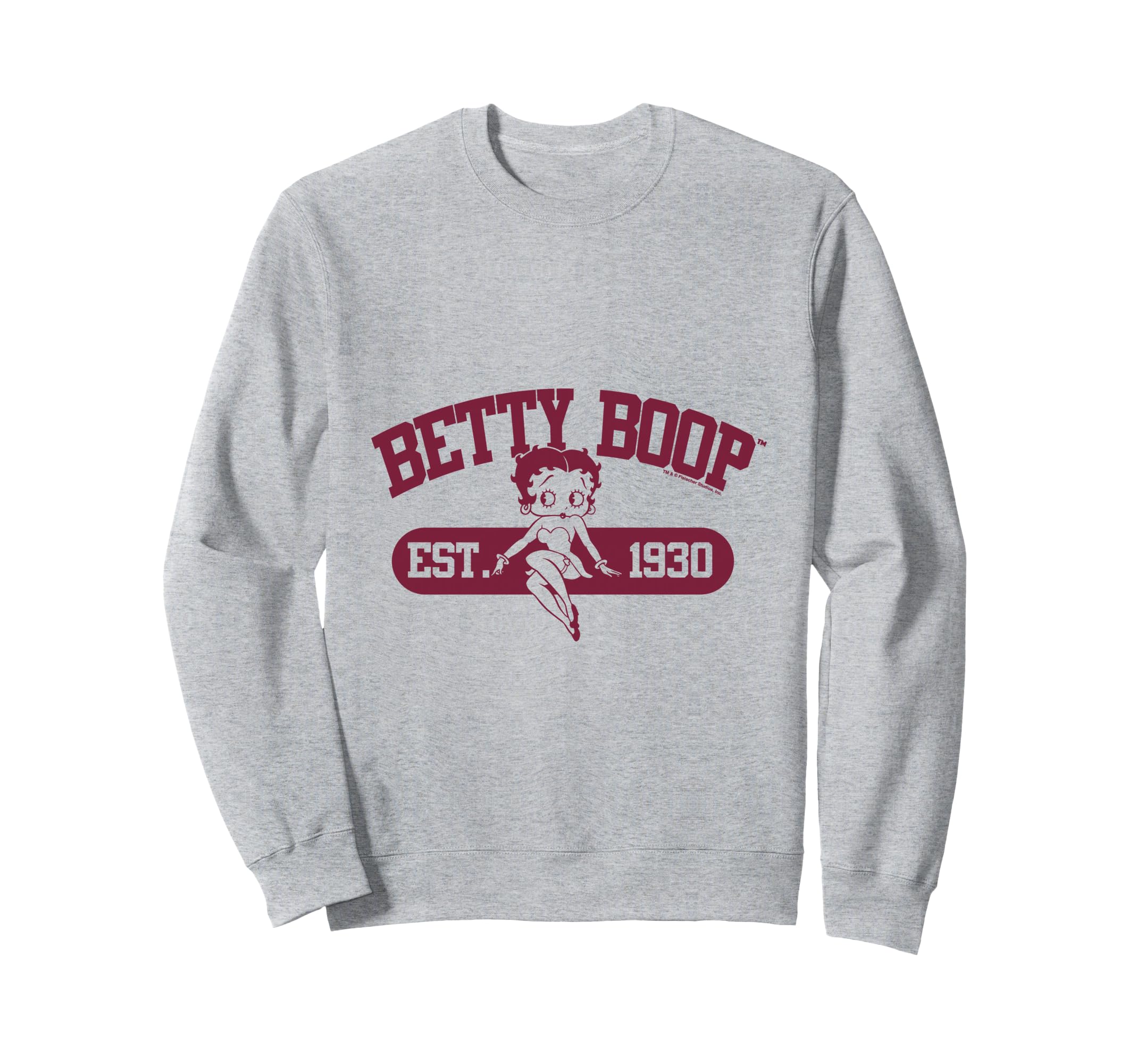 Betty Boop Est 1930 Varsity Sweatshirt - Streetwear Style for Adults