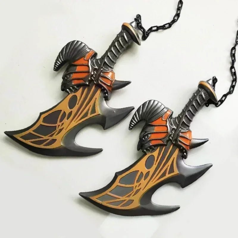 92cm Kratos Katana Axe Anime God of War 4 Cosplay Prop Athena Leviathan Blade Chaos Sword Real Japanese Katana Samurai Sabre Toy - STAND OUT FLEXSARAH