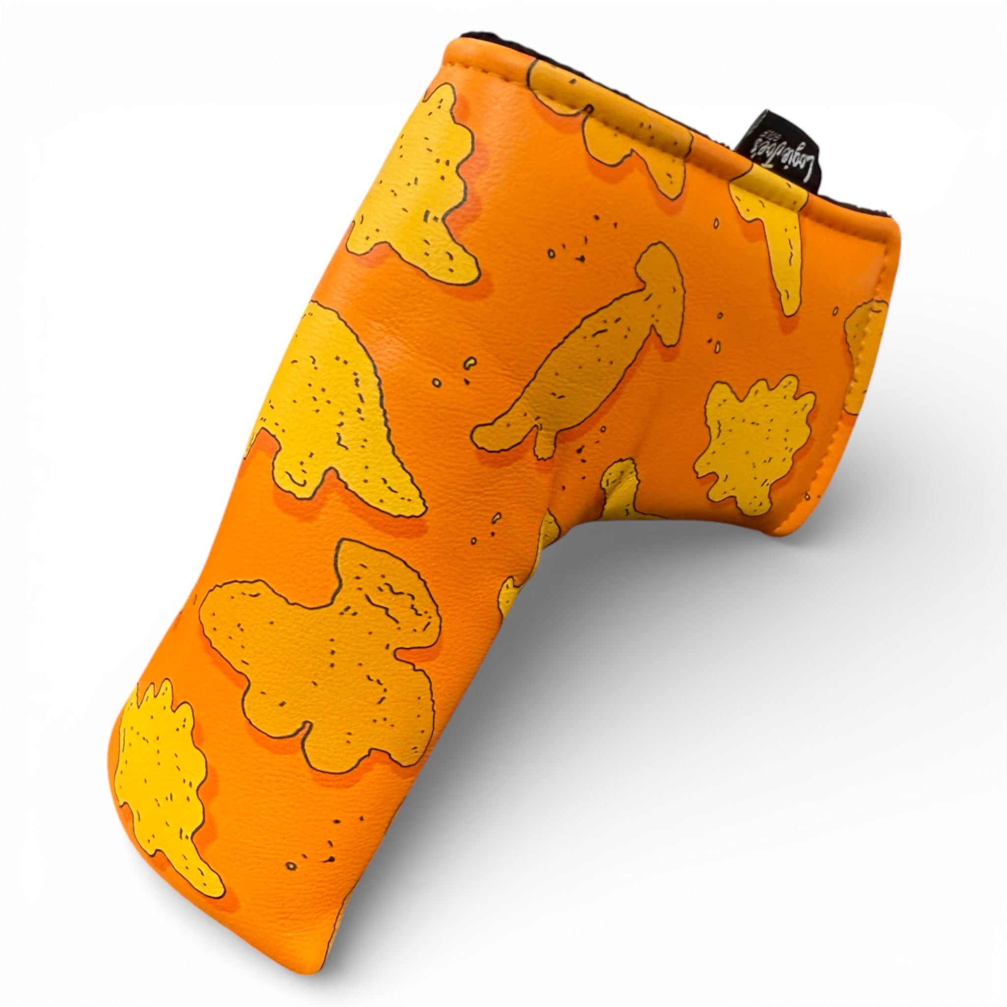 Dino Nugget Blade Putter Headcover | Magnetic Golf Putter Cover | Premium Synthetic Leather | Soft Protective Interior