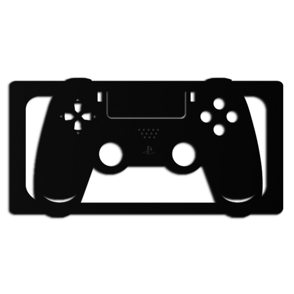Steel Gaming Controller Metal Wall Art - Modern Gaming Decor