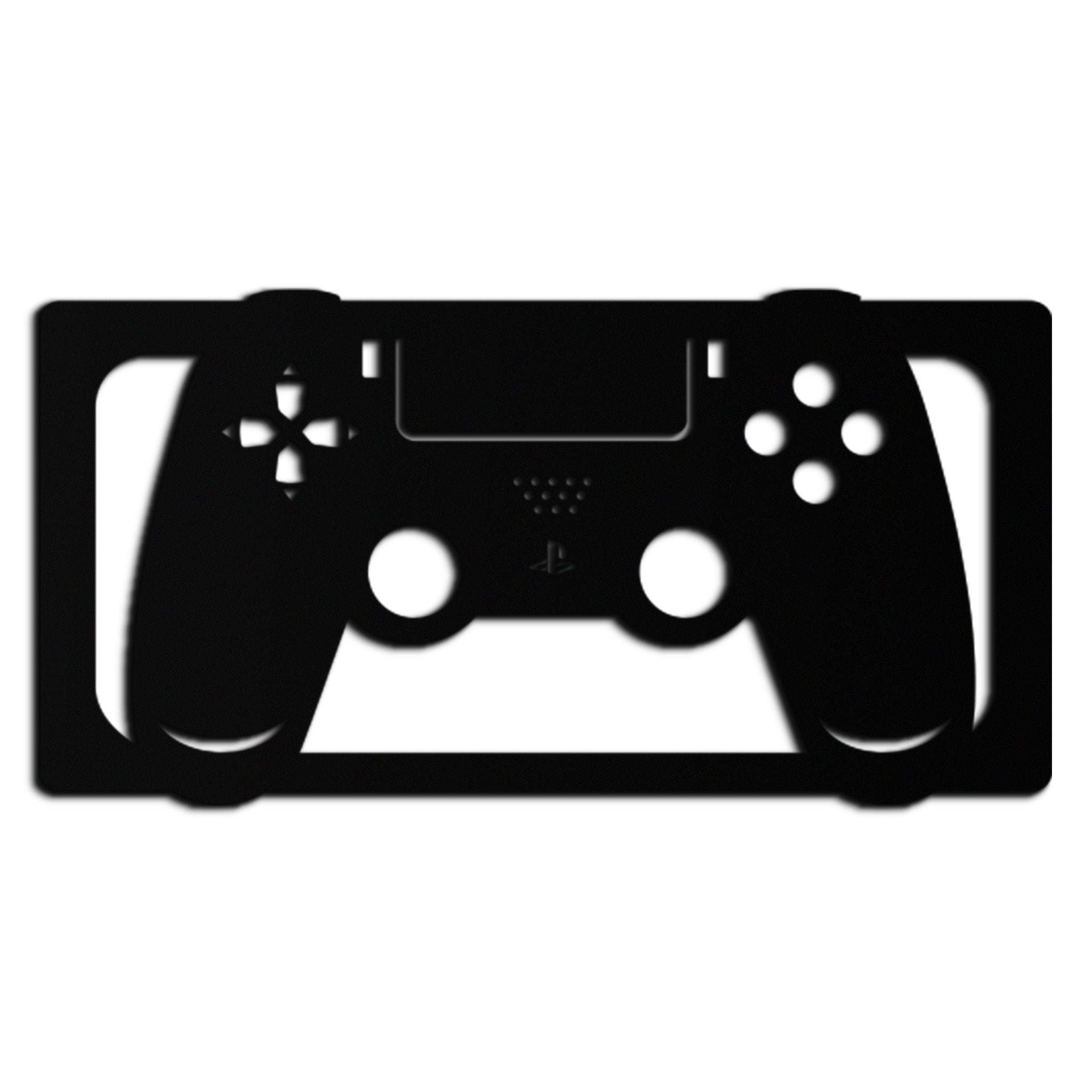Steel Gaming Controller Metal Wall Art - Modern Gaming Decor