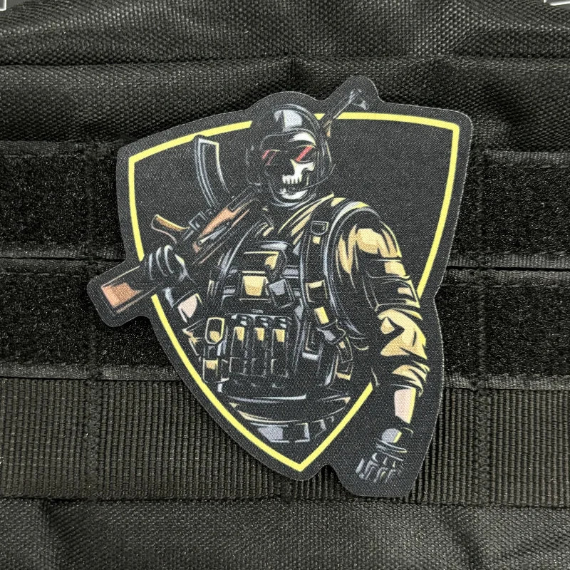 Call of Duty Tactical Patch Anti-terrorist Soldier Morale Badge Hook and Loop Printing Game Patches Military Backpack Sticker