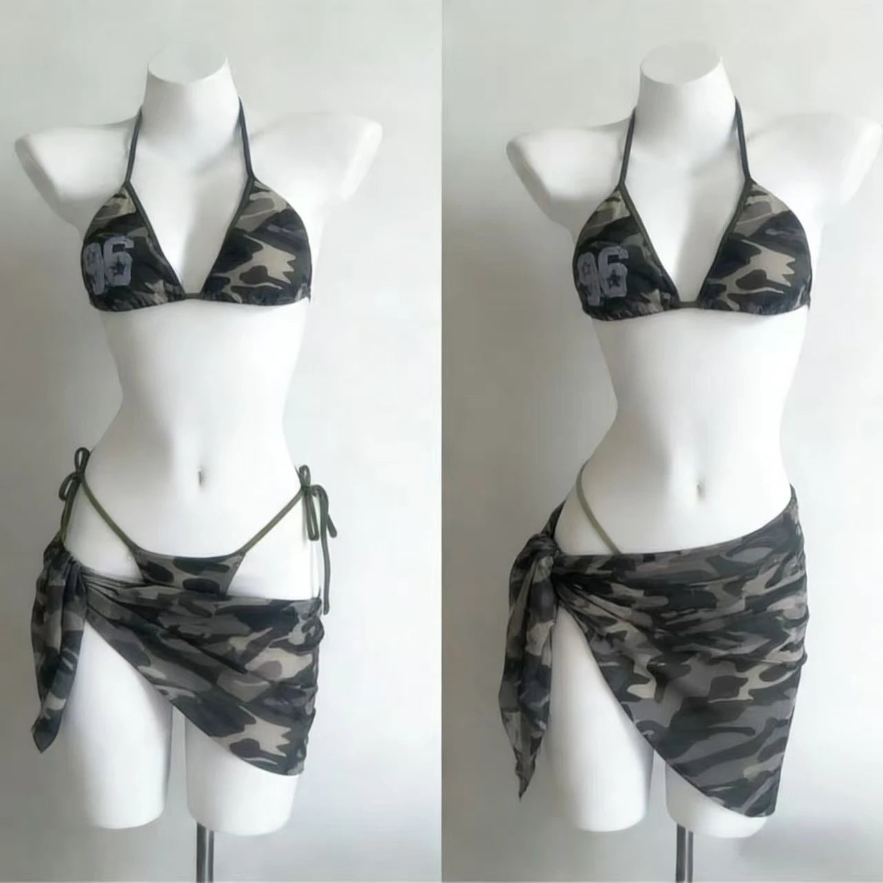 2026 Sexy Elegant Bow Two Piece Bikini Set High Waist Bottom Cute Style Soft Swimwear Beach Bathing Suit for Women Summer New