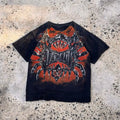 Y2k Tapout American Hip hop Skull Oversized T-shirt men Street Harajuku Retro Letter Print Top couple Casual Graphic t shirts