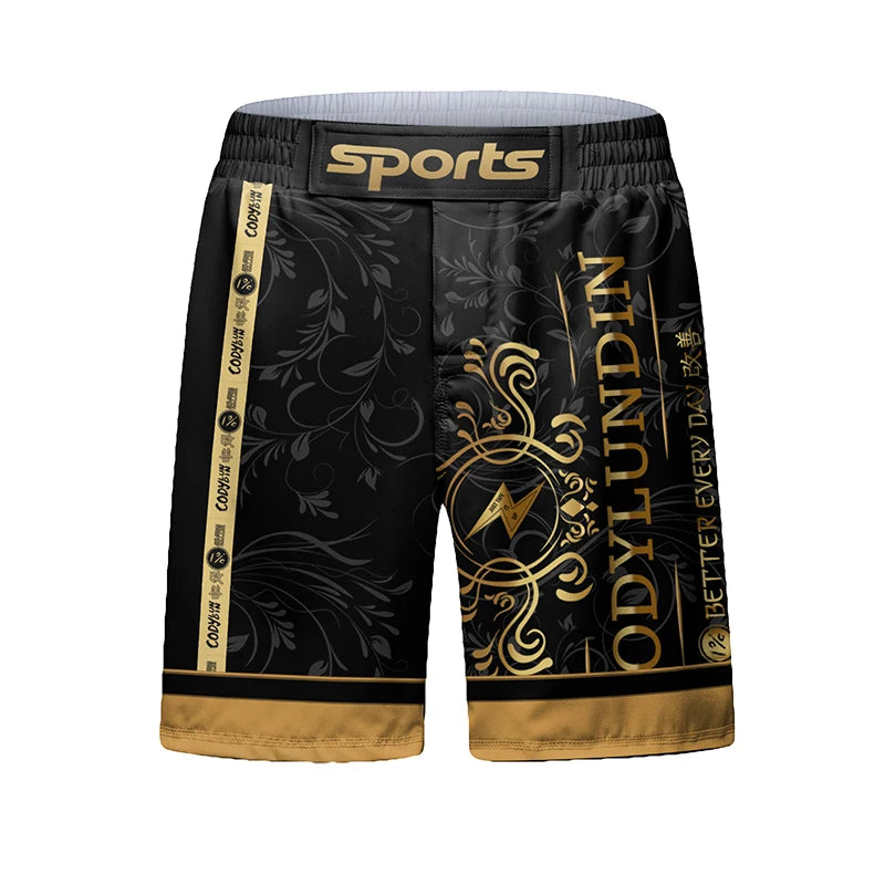 MMA Boxing Rashguard T Shirts+Pants Suit Men's Jiu Jitsu BJJ Boxing Jerseys MMA Compression T-Shirts Muay Thai Shorts Sportsuit