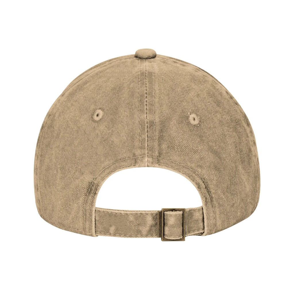 God of War - Omega dhurafudrwq Baseball Cap Distressed Denim Washed God of War Kratos Game Headwear Outdoor Adjustable Cap