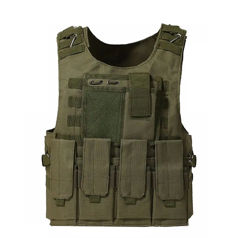 Hunting Camouflage Vest Combat Security Waistcoat Tactical Vest CS Game Airsoft Assault Molle Vest Equipment Outdoor Clothing
