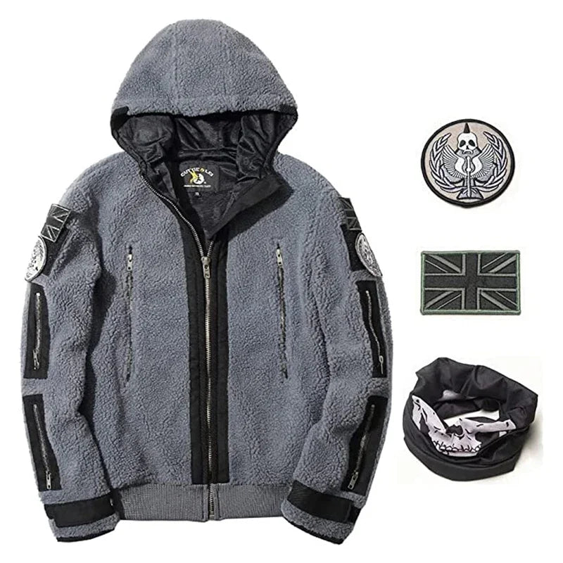 Adult COD MW N1479 Warfare 2 Task Force 141 Jacket Halloween Costume Men Game Call of Duty Ghost Coat Cosplay
