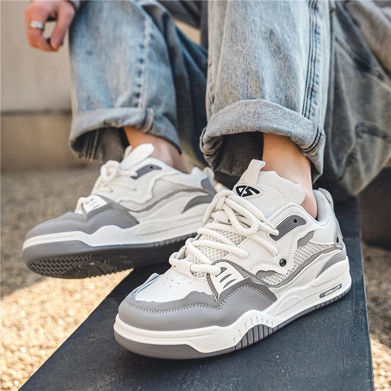 Trendy Skateboard Sneakers Men Original Skate Shoes Fashion Colorful Designer Sneakers Hip Hop Platform Men's Skateboard Shoes
