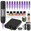 Tattoo machine, complete set of tattoo tools, all-in-one machine, pen type motor, tattoo pen, cutting line, fogging equipment