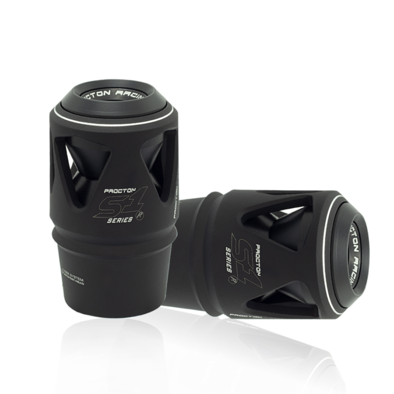 Kawasaki - Z750 (2007-2012) | Z1000 (2008-2009) - Procton Racing Rotational Impact System – Frame Sliders S1