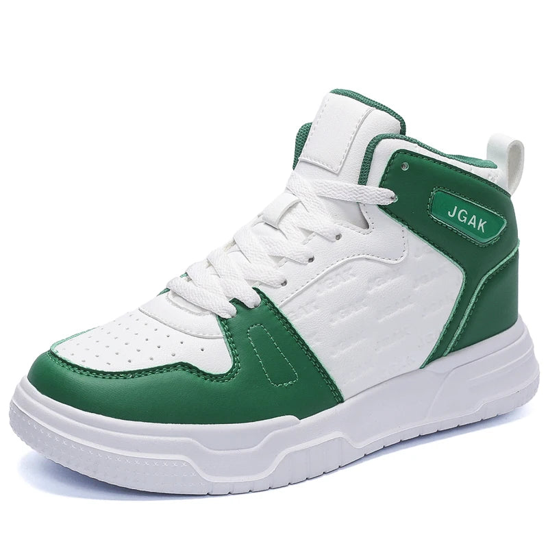 Plus Big Size 49 50 51 52 High Top Skateboarding Shoes Men Fashion Leather Casual Sneakers Dropshipping