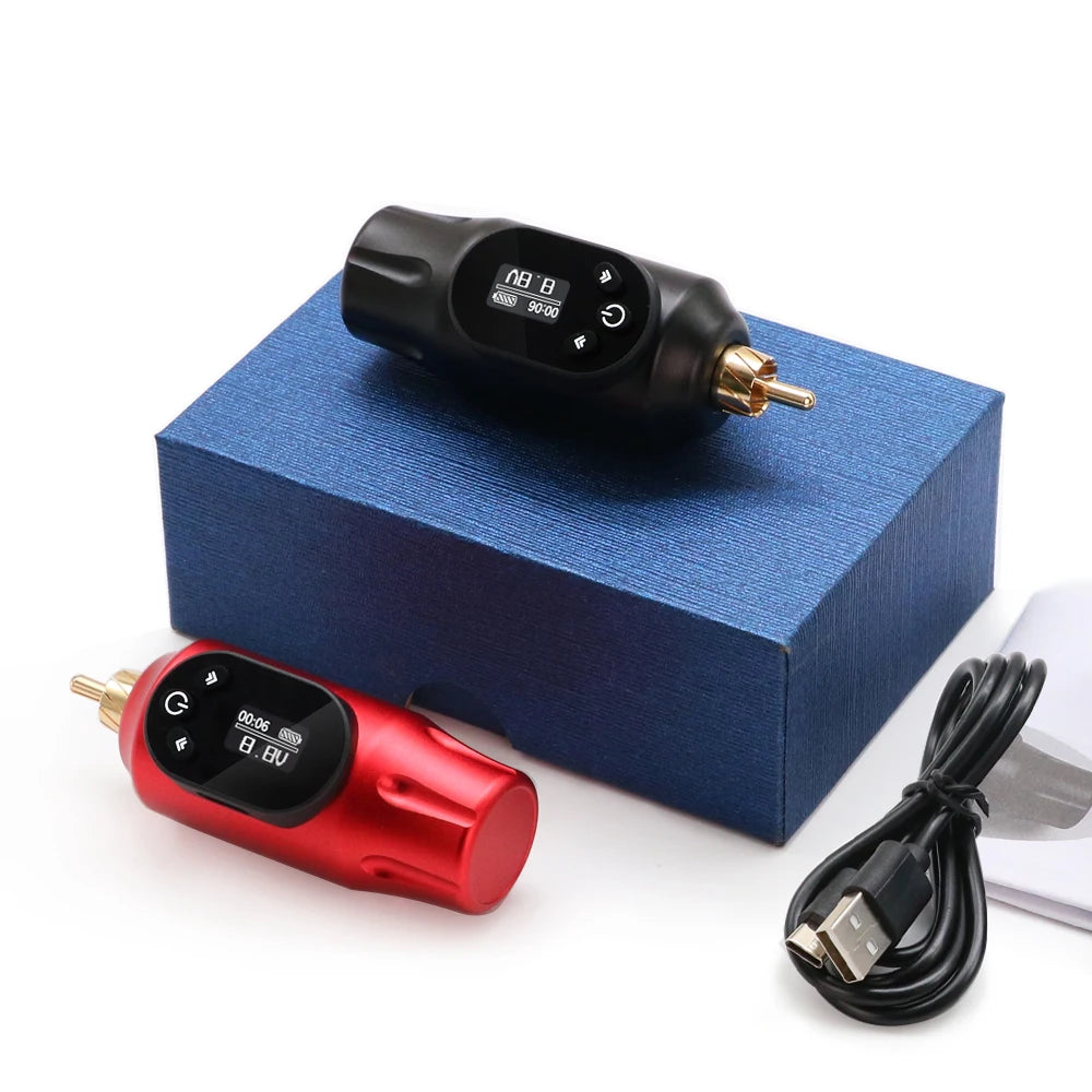 Tattoo Gun Kit - Tattoo Machine Kit Tattoo Pen Kit for Beginners Rotary Tattoo Pen Type Machine Kit Complete Tattoo Supplies