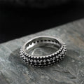 925 Sterling Silver Ring Inlaid Crystal Zirconium Round Ring Stone Men And Women Luxury Simple Fashion Gift Jewelry
