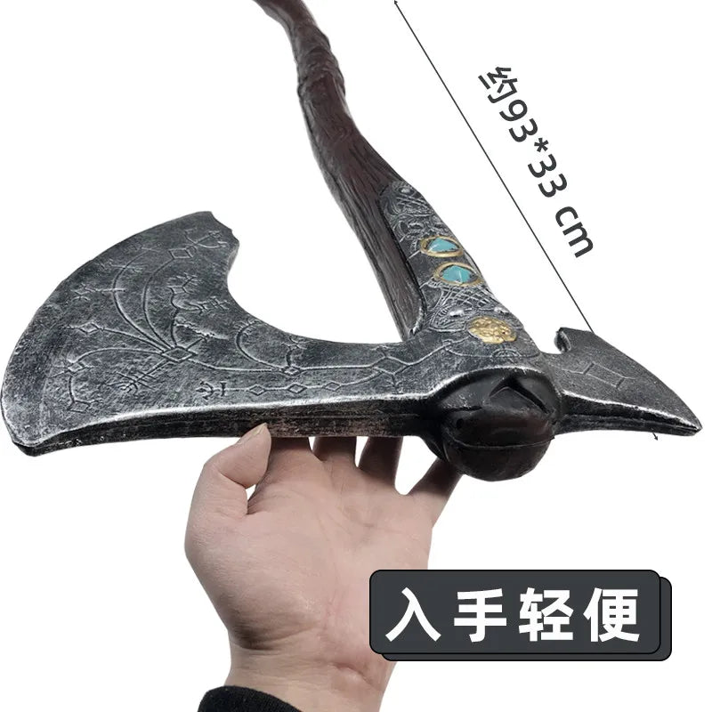 Cosplay 1:1 God of War 4 War Beast Axe Leviathan B Pirate Ghost Axe Prop Weapons Role Playing Cos Axe PU Model  Prop