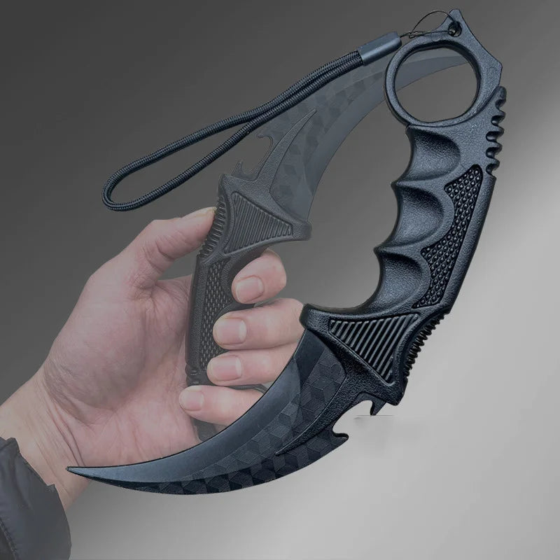 23cm Claw Knives Game Toy Sword Model Toy Prop Solid Eagle Claw Knife Safe Unedged Melee Sword Outdoor Gifts for Friends