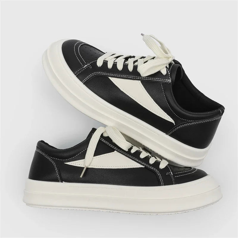 Street Style Men's Skateboard Shoes Original Black Designer Shoes Man Platform Sneakers Comfortable Casual Sports Shoes For Men