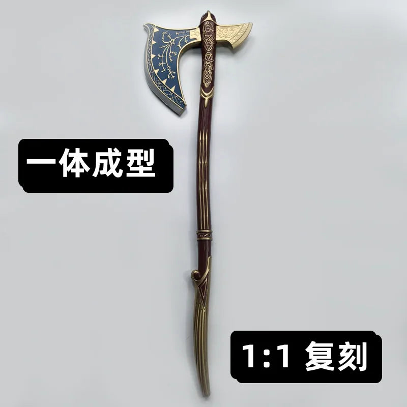 1:1 God of War 4 War Beast Axe Leviathan Gold Edition Cosplay Pirate Ghost Axe Prop sword Role Playing Cos Axe PU Boy toy sword