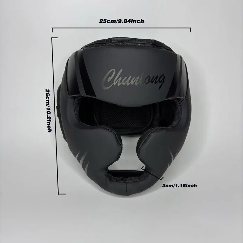 Professional MMA Boxing Training Helmet Thick Sponge Padded Liner Muay Thai Training Head Guard Boxing Training Protective Gear