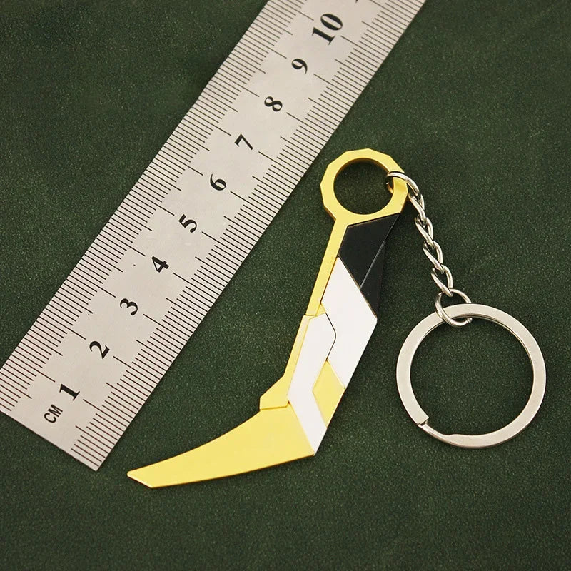 Valorant Prime Karambit Tactical Knife Melee16cm Alloy Metal Material Game Model Samurai Sword Gifts Toys for Boys