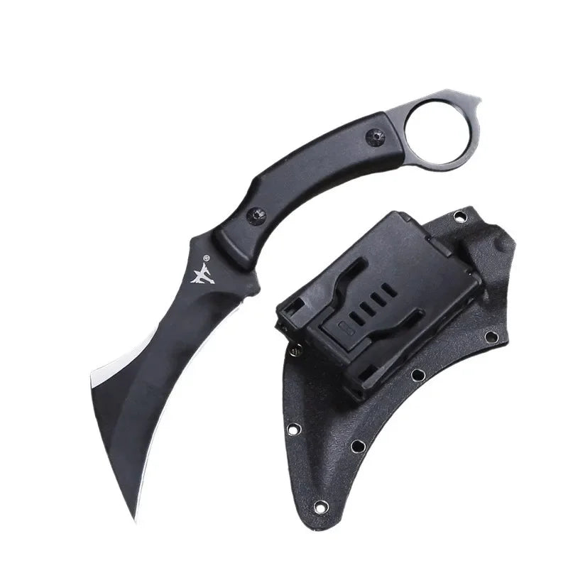 Claw Knife D2 Blade G10 Handles Paw Knife EDC Tools Camping Everyday Carry Portable Knives, Outooor Wilderness survival Knives
