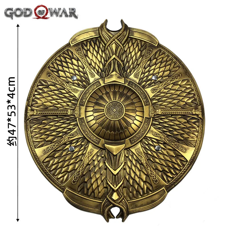 God Of War 4 Guardian Shield 1:1 Vocation Defender Shield Cosplay Hammer Thor's Leviathan arms Ghost Chaos Blade