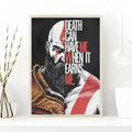 G-God Of War Game Poster Art With Prints Home Bedroom Living Room Decoration Gift