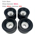 Skateboard Wheels, Road Wear-Resistant PU Large Wheels, Longboard/Cruiser/Electric Board Wheels, white&black 80mm/blue90mm
