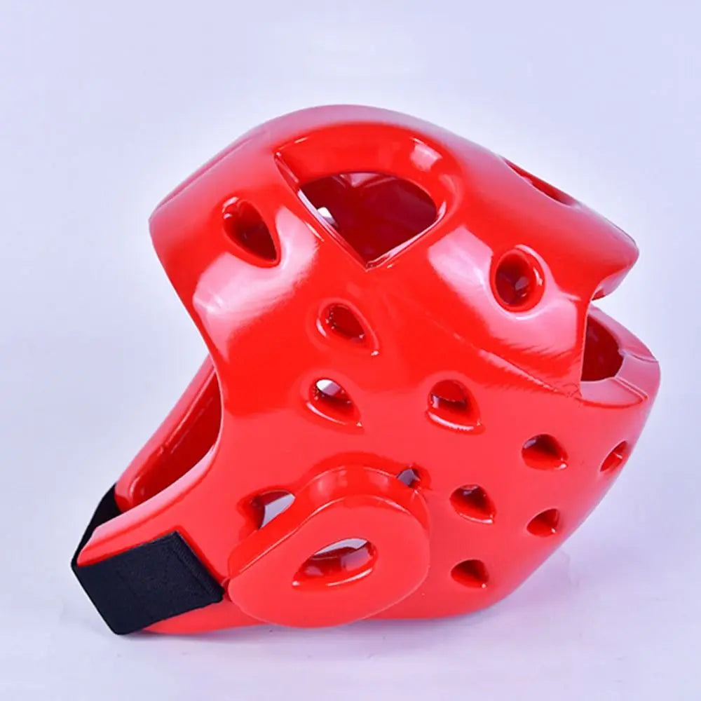 Head Protection Taekwondo Helmet Gear Portable PU Material Muay Thai Helmet Seamless One-Time Molding Kickboxing Helmet Fitness