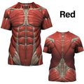 New Funny Muscle 3D T Shirt Men's Fashion Casual T-shirt Men Women Round Neck Short Sleeve Unisex Children Tshirt Clothes