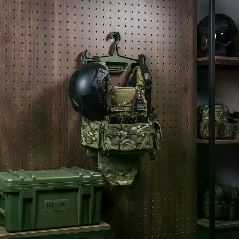 Heavy Duty Hanger Hunting Tactical Vest Hanger Diving Suits Paintball Airsoft Equipment Display Rack
