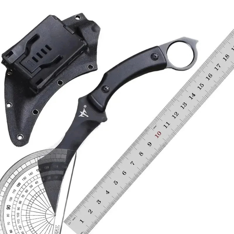 Claw Knife D2 Blade G10 Handles Paw Knife EDC Tools Camping Everyday Carry Portable Knives, Outooor Wilderness survival Knives