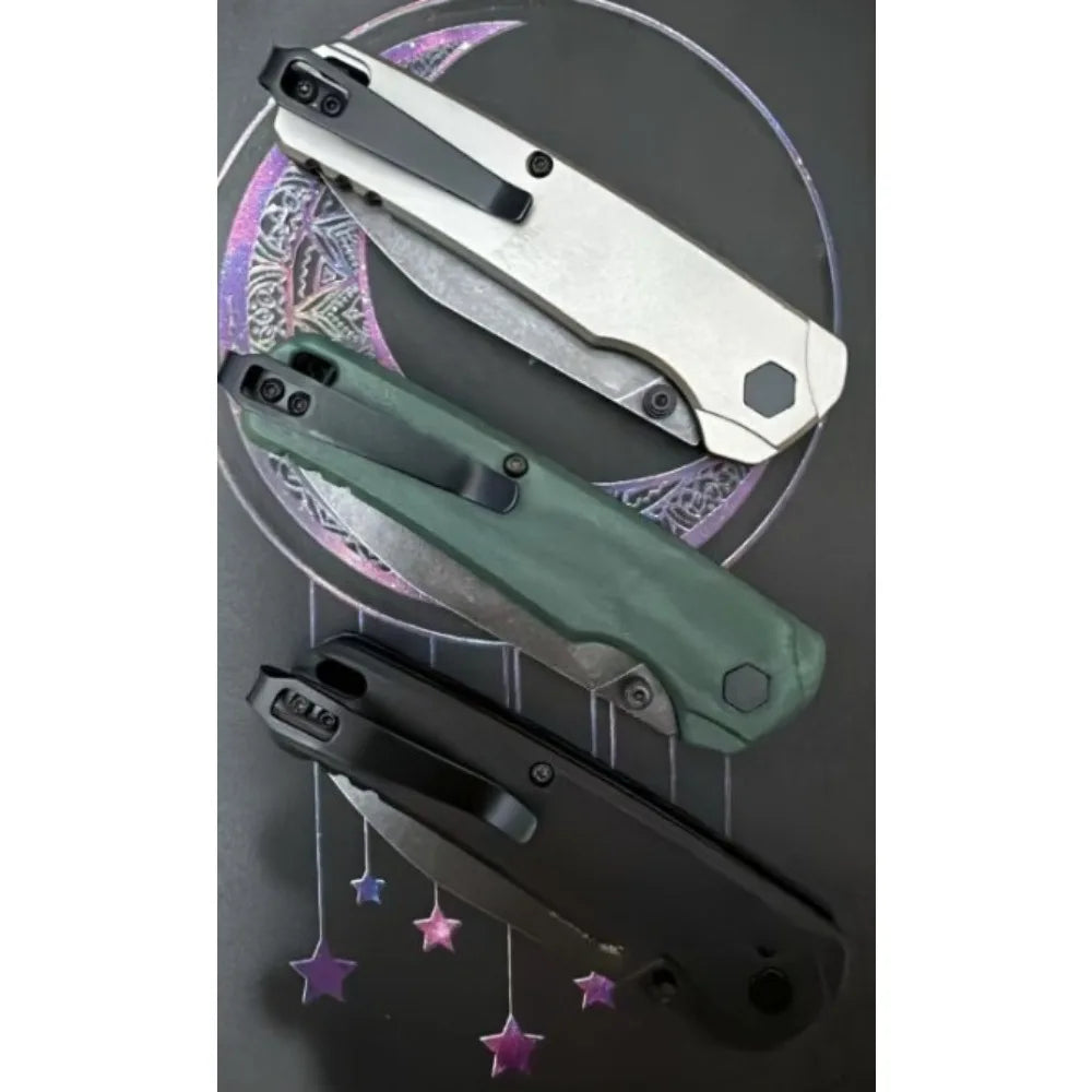 KS 6105 BLK Bel Air DuraLock KVT Folding Knife CPM MagnaCut PVD Blade Anodized Aluminum Handles Outdoor Camping Survival Knife