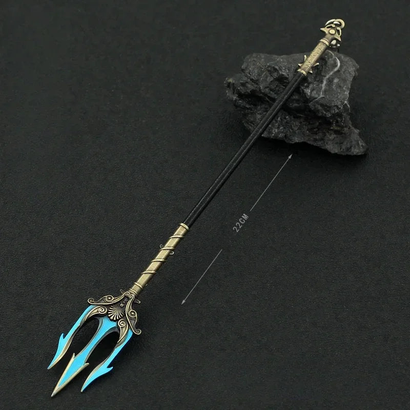 Mini God of War 4 Katana Metal Kratos Athena Sword Blade Olympus Ghost Leviathan Chaos AXE Real Japanese Katana Sabre Anime Toy