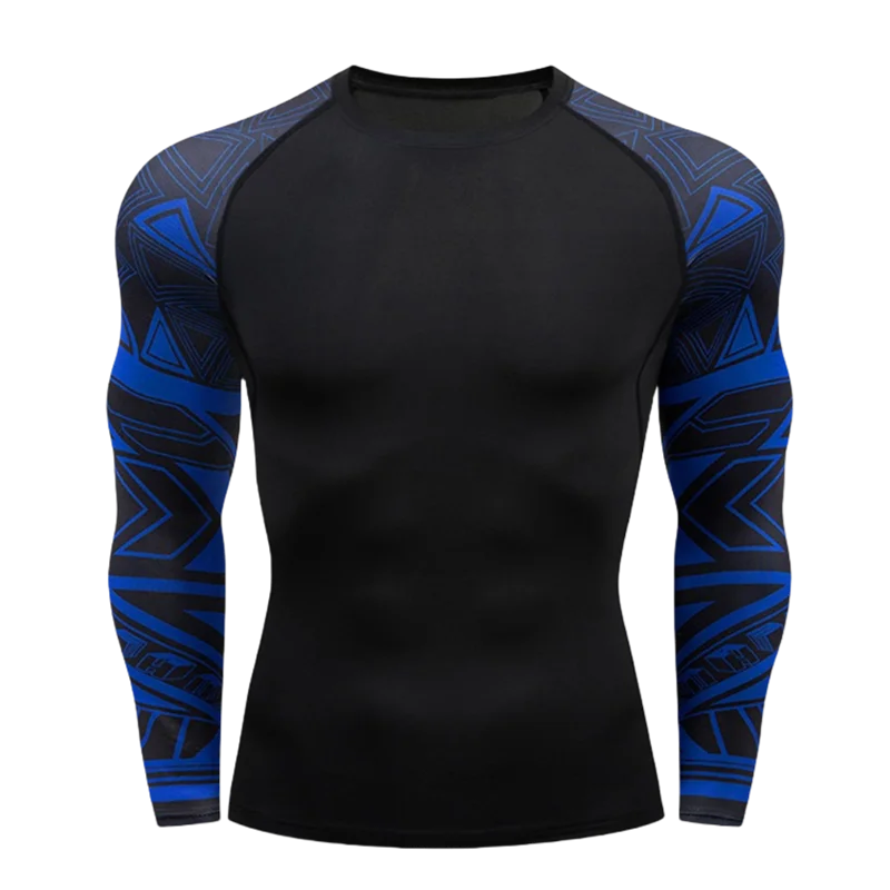 MMA T-shirt Men's Rashguard Long Sleeve Muay Thai T-shirts Gi BJJ Jiu Jitsu MMA Compression Shirt Fitness Gym Boxing Jerseys