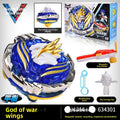 Highly Detailed Auldey Beyblade Burst IP, God of War Wing Accurate Battle Top DesignExquisite Interactive  Kids Premium Gift Box