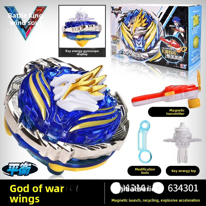 Highly Detailed Auldey Beyblade Burst IP, God of War Wing Accurate Battle Top DesignExquisite Interactive  Kids Premium Gift Box