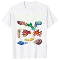 The Cephalopod Octopus Squid Cuttlefish Classic T Shirts Summer Graphic Cotton Streetwear Short Sleeve Birthday Gifts T-shirt