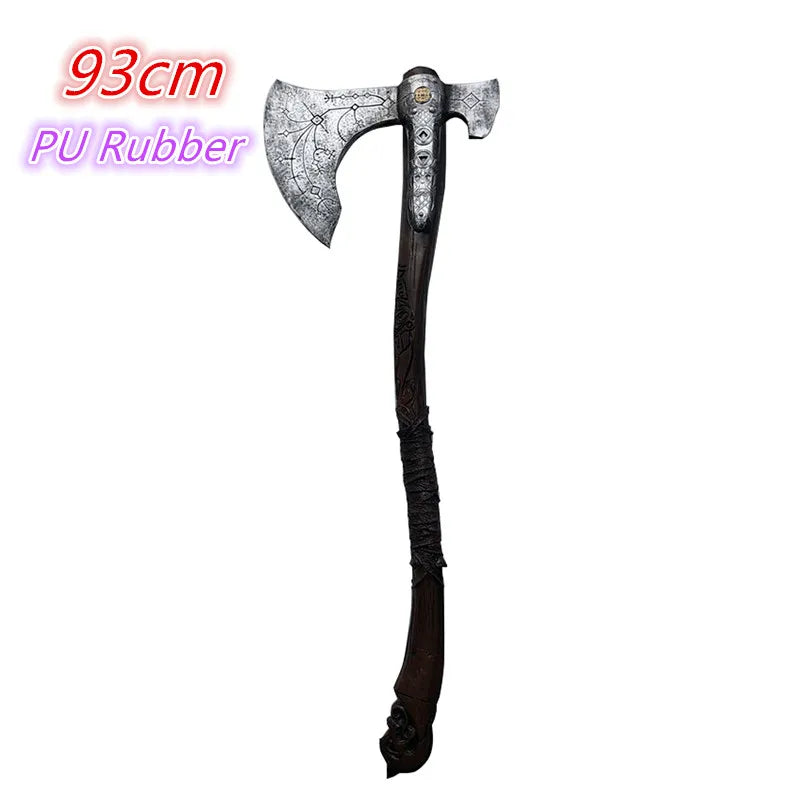 1:1 God of War 4 War Beast Axe Leviathan Gold Edition Cosplay Pirate Ghost Axe Prop sword Role Playing Cos Axe PU Boy toy sword