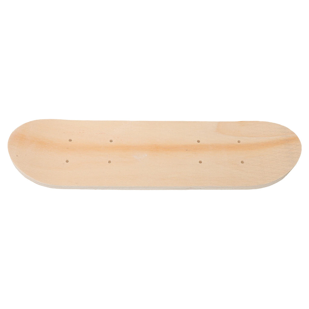 Blank Wood Skateboard Deck DIY Unpainted Board for Teens Adults Custom Design Strong and Sturdy Riding Experience for Families